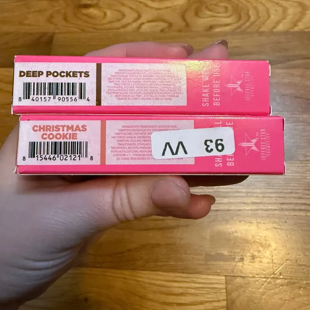 Jeffree Star Velour Liquid Lipstick Bundle Christmas Cookie Deep Pockets Makeup